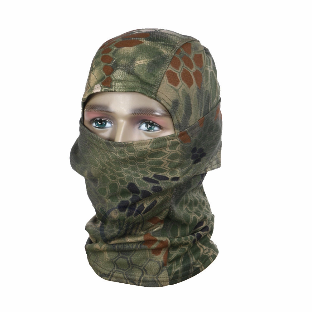 Outdoor Sports Windproof Tactical Camo Headgear Military Riding Full Face Balaclava Ski Mask